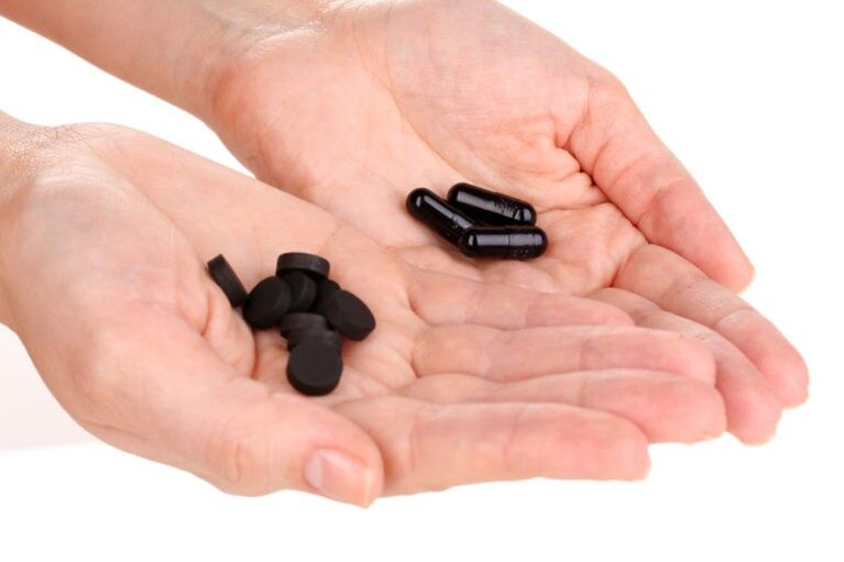 Carbón activado para bajar de peso en tabletas y cápsulas. 