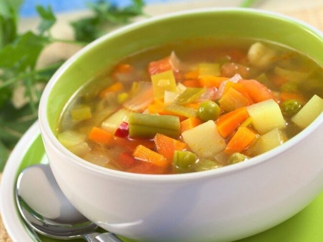 sopa de verduras para quemar grasa
